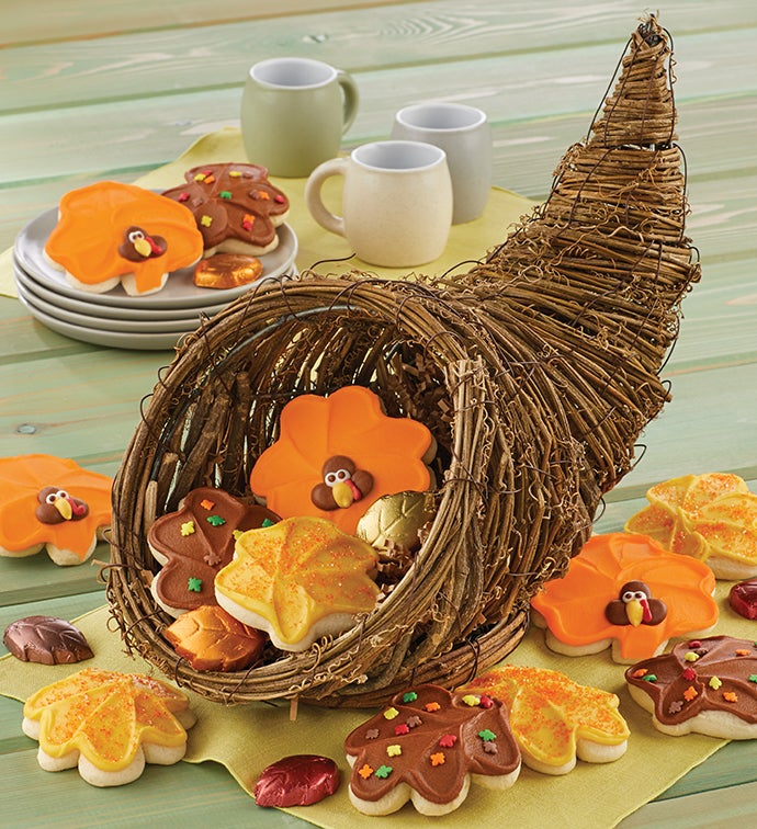 Thanksgiving Cornucopia Bakery Basket